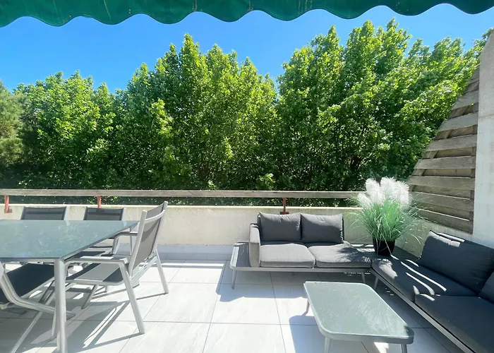 شقة Pgh N23 - Golf, Piscine, Grande Terrasse, Parking لا غراند موت